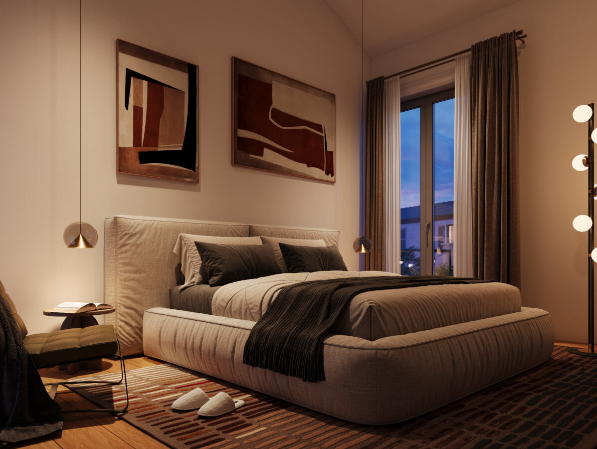 Corte - loft soppalcato con giardino